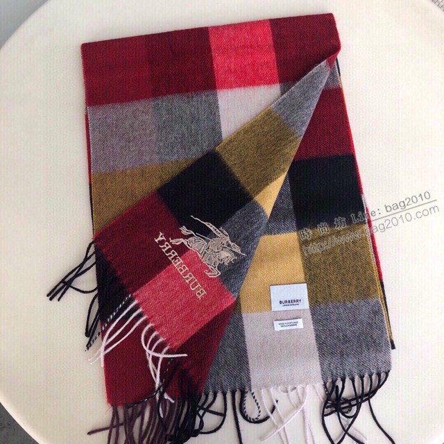 Burberry秋冬單品情侶款羊絨圍巾 巴寶莉2021新款格子圍巾  mmj1410